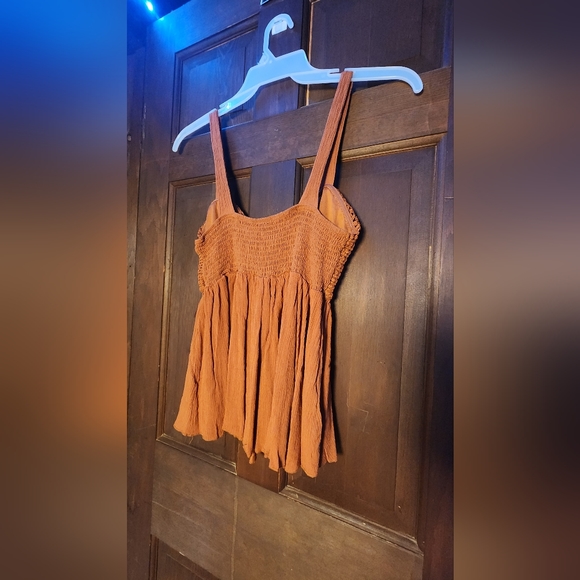 Rue 21 Orange Hippie Style Tank. - Picture 3 of 4